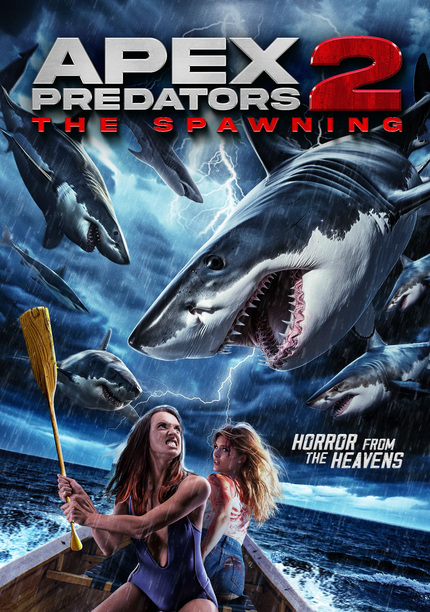 APEX PREDATORS 2 : THE SPAWNING: New Trailer & Poster For Mutant Shark Indie Horror